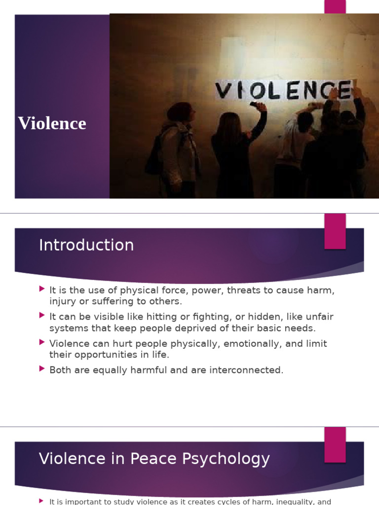 Understanding Violence: Types and Impact | PDF | Violence | Injustice