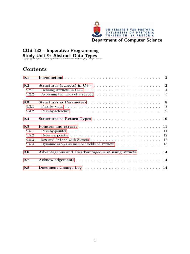 SU09 - Abtract Data Types | PDF | Pointer (Computer Programming) | C++