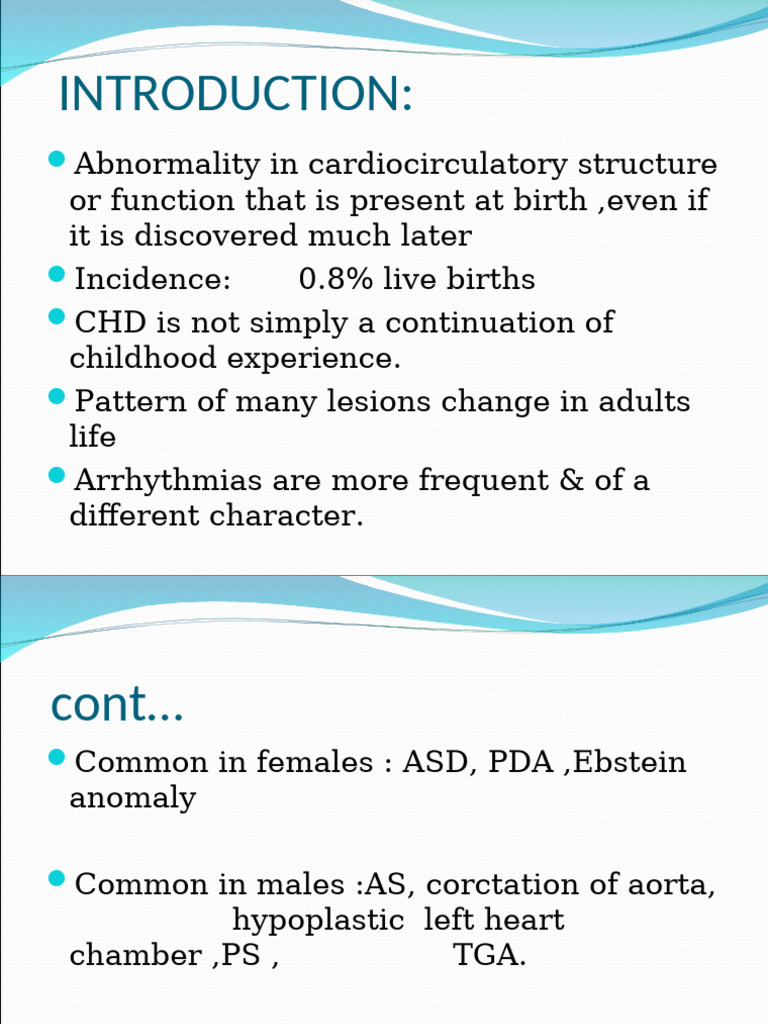 Adult Congenital Heart Disease Board Review 4 | PDF | Congenital Heart ...