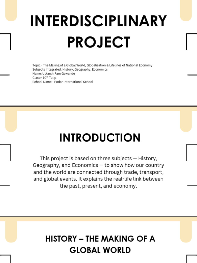 Class 10 Project on Globalisation | PDF | Globalization | World War II