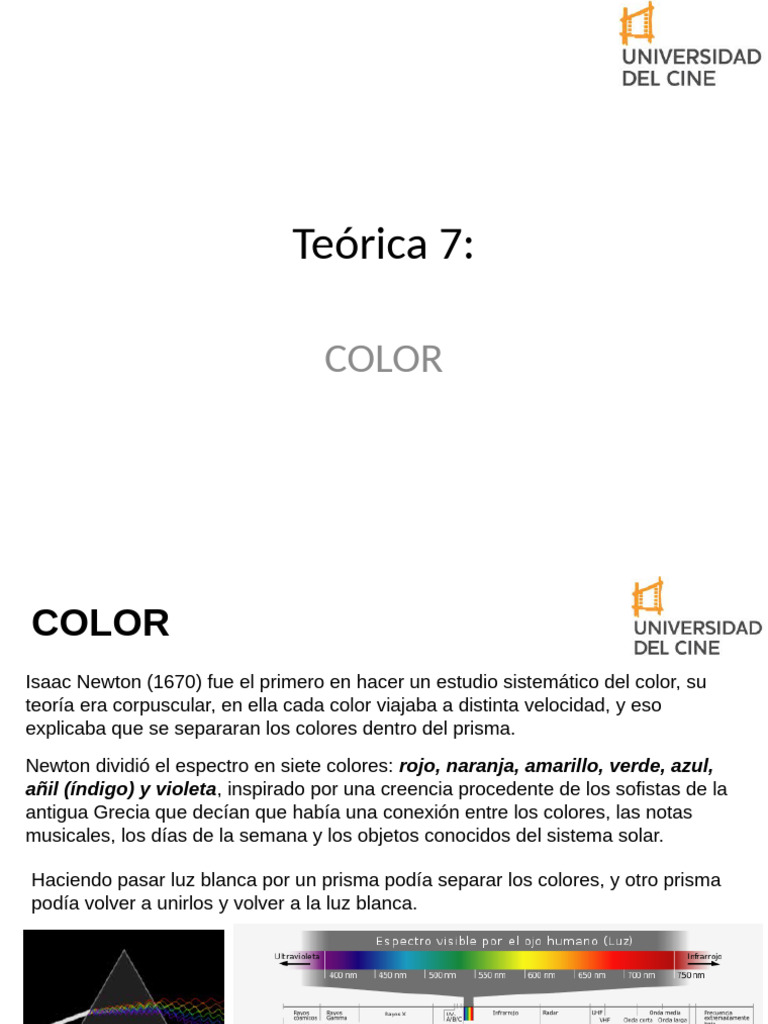 Teoría del Color: Reflexión y Percepción | PDF | Color | Temperatura