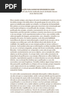 PURIFICAÇÃO PARA AJUDAR NO ESPLENDOR DA ALMA