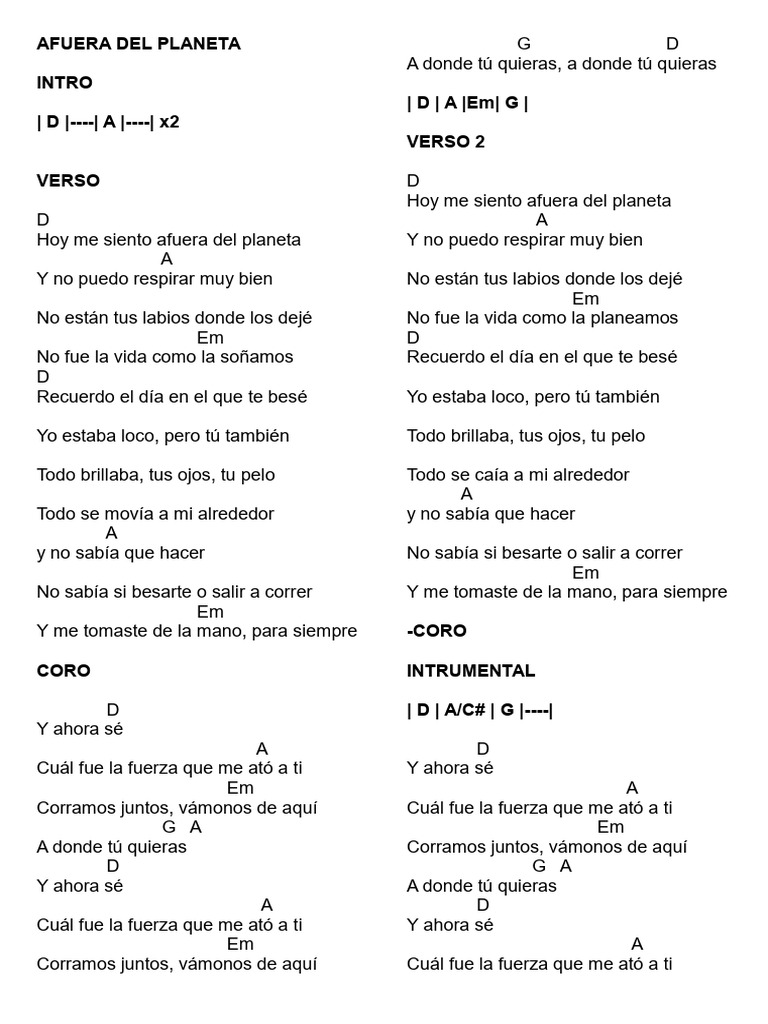 Letras de 