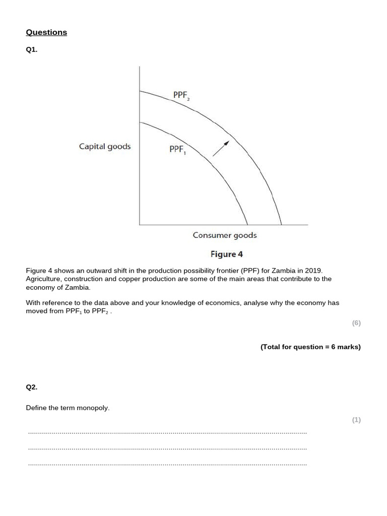 Economics Questions and Analysis Guide | PDF | Microeconomics ...