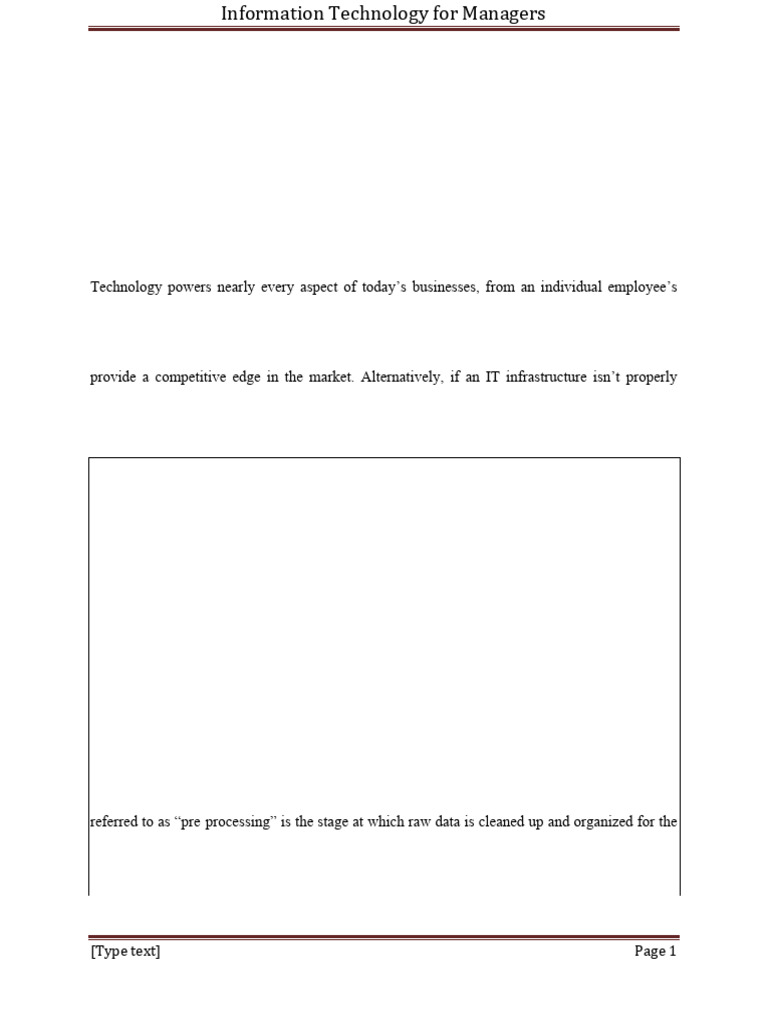 IT Infrastructure and Data Processing Guide | PDF | Network Topology ...