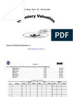 Work Book Unit 13 Inventory Valuation (Unsolved)