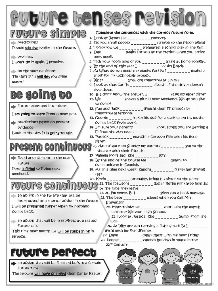 Future Tense Exercises for Students | PDF | Chess Theory | Chess