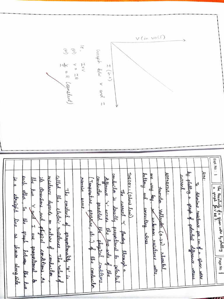 Physics Record Note | PDF