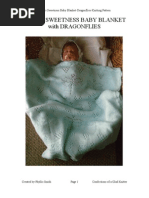 Download Loves Sweetness Baby Blanket Dragonflies Hand Knitting Pattern PDF 1 by Heather Paris SN88994216 doc pdf