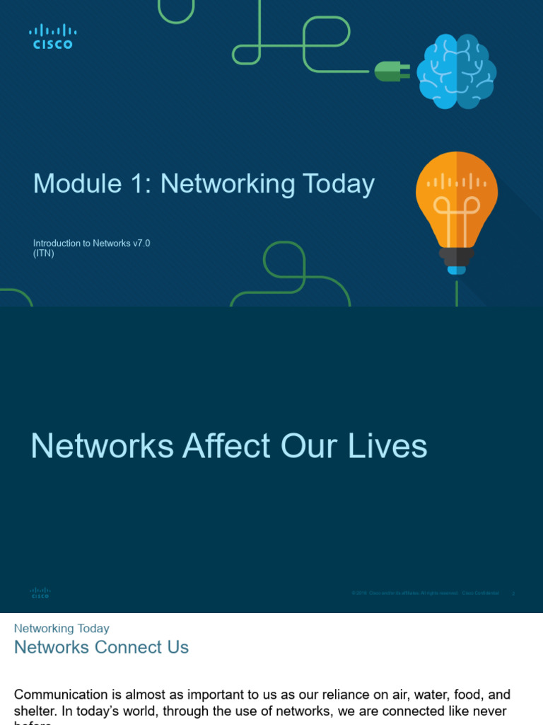 Networking Today: Key Concepts and Types | PDF | Computer Network ...