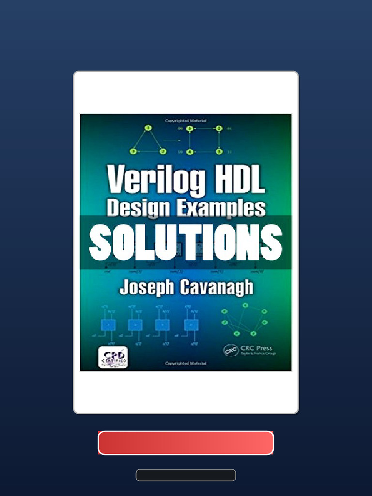 Verilog HDL Design Examples 1st Edition Cavanagh Ebook and TestBank ...