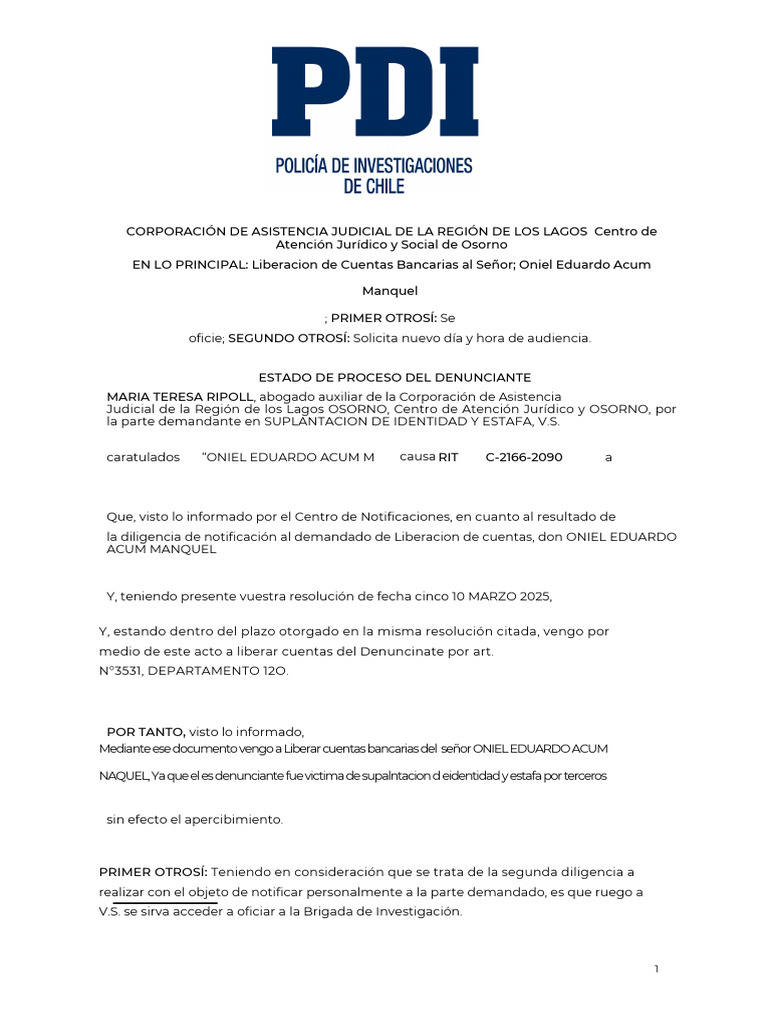 Pdi PDF | PDF | Justicia | Crimen y violencia
