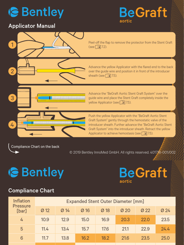 BeGraft Aortic Stent Graft Instructions | PDF