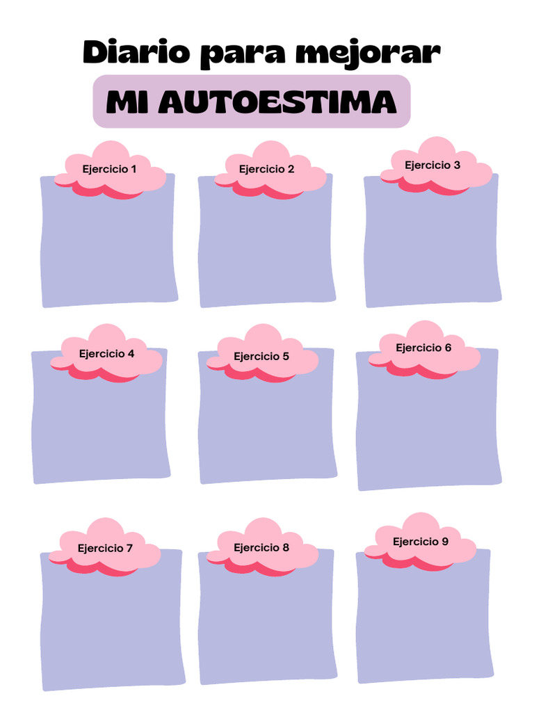 Diario para Mejorar Mi Autoestima | PDF