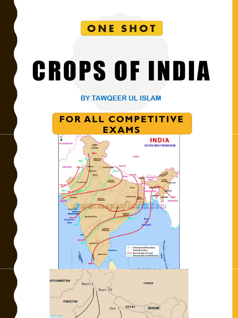 Major Crops of India Overview | PDF | Crops | Legume