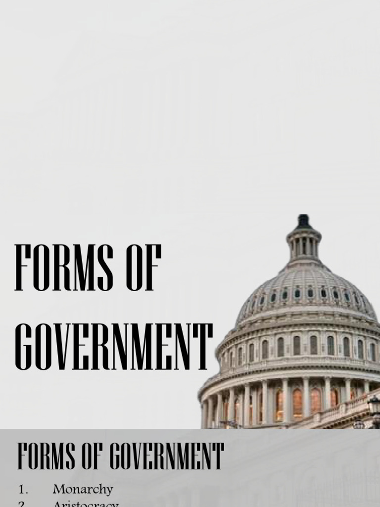 Overview of Government Forms | PDF | Communism | Government