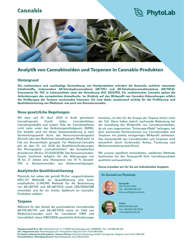 PhytoLab 2024 06 Cannabis | PDF