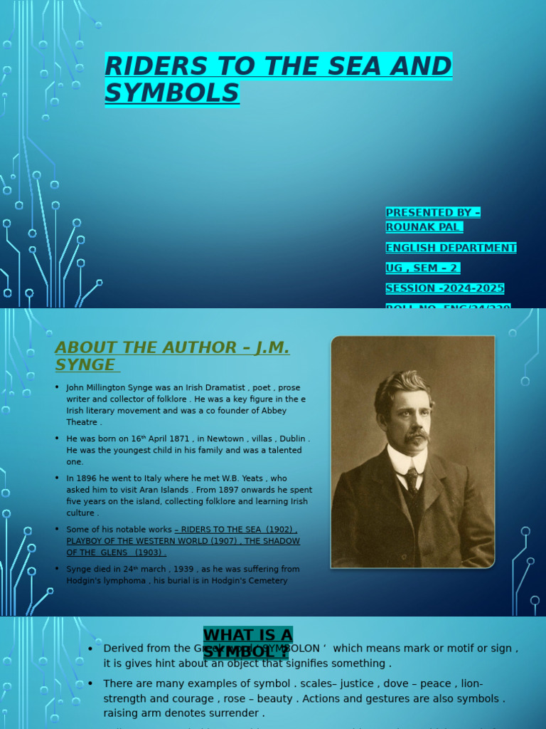 Riders To The Sea and Symbols | PDF