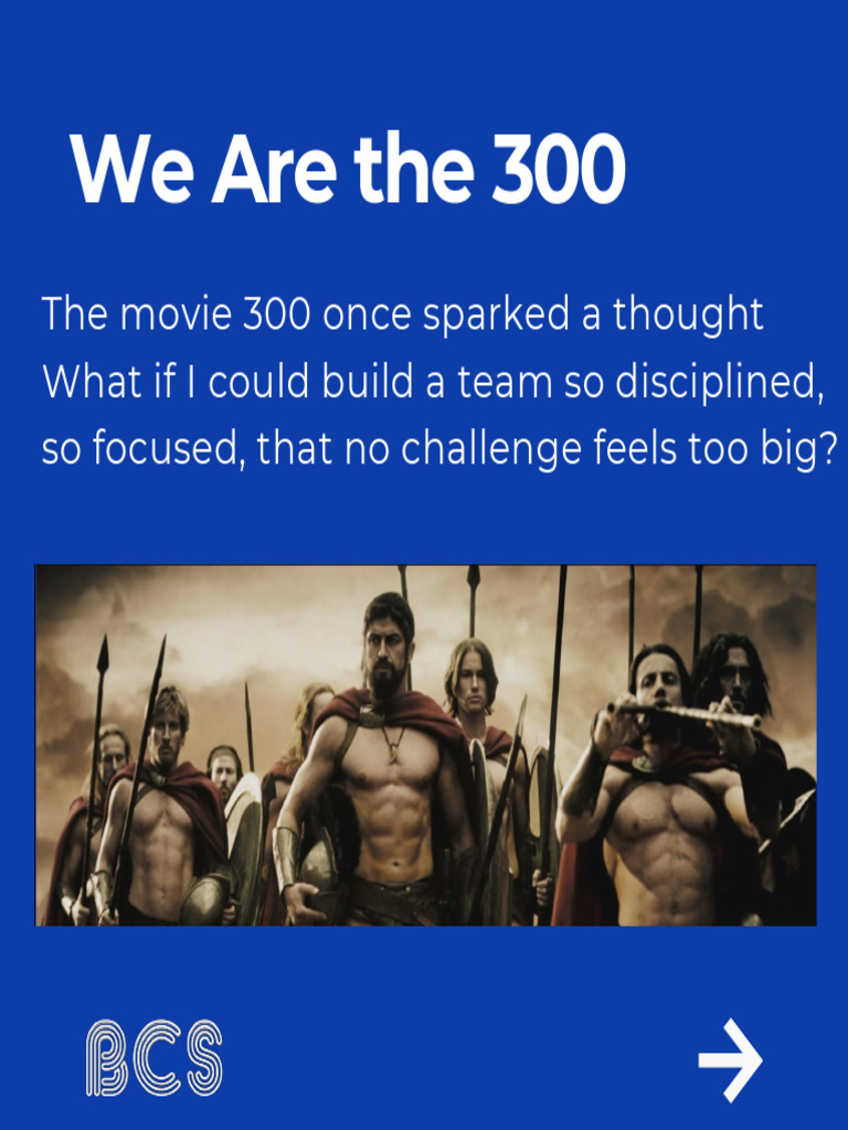 We Call It 'The 300 Mindset' | PDF