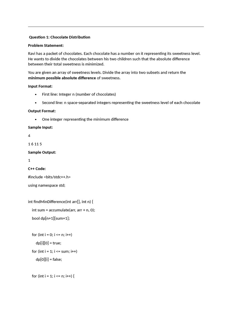 Minimize Sweetness Difference | PDF | Namespace | Software Engineering
