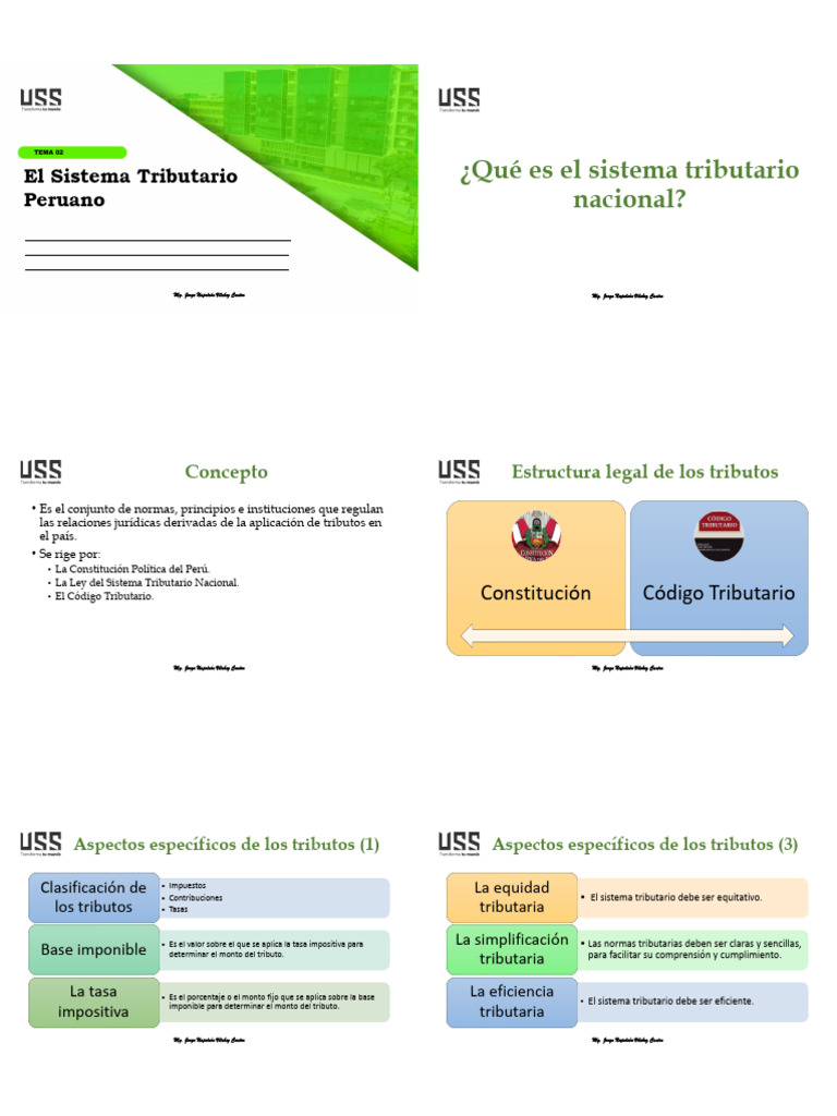 Clases de Tributario | PDF | Impuestos | Impuesto sobre la renta