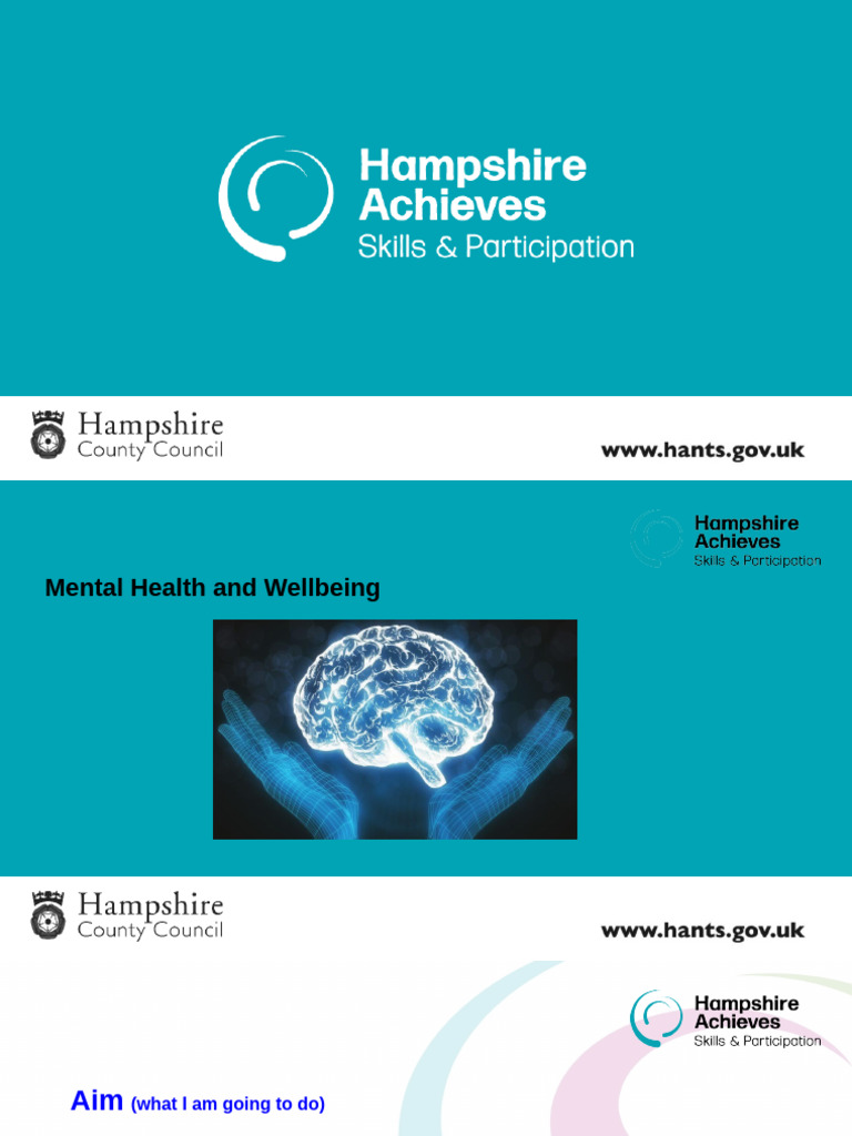 Mental Health and Wellbeing | PDF | Mental Health | Mindfulness