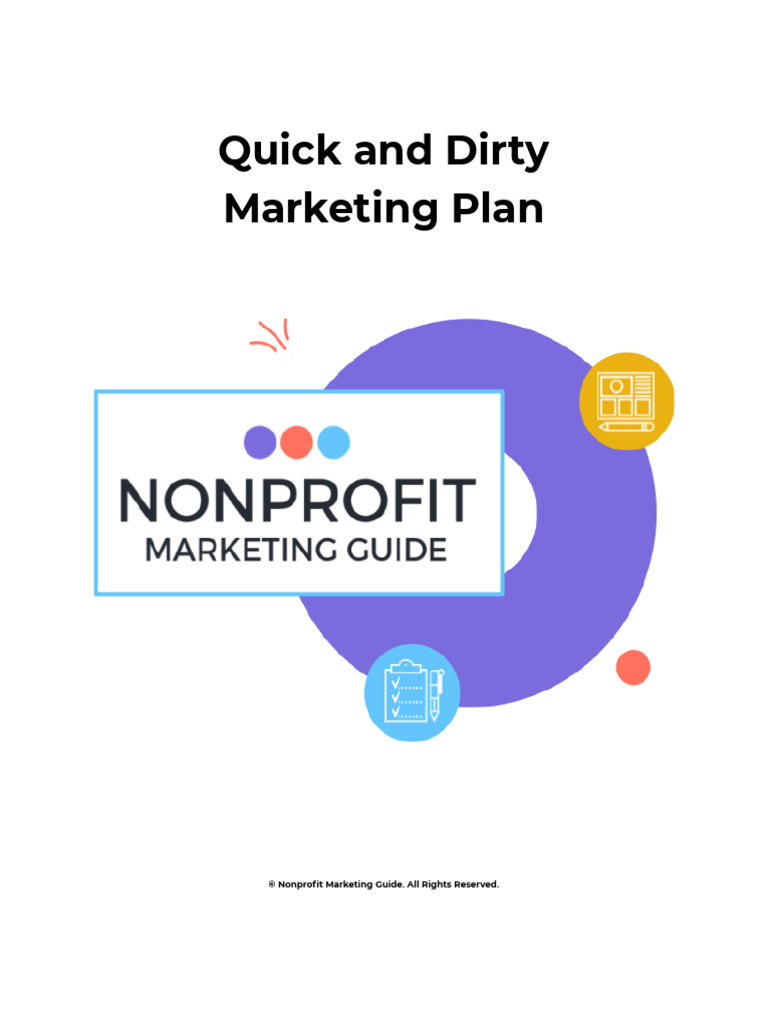 Quick Marketing Plan for Nonprofits | PDF