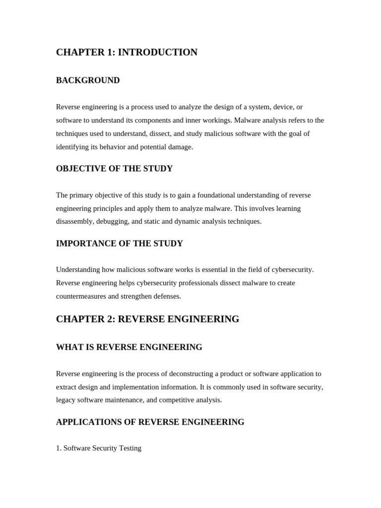 Malware Analysis and Reverse Engineering | PDF | Malware | Security