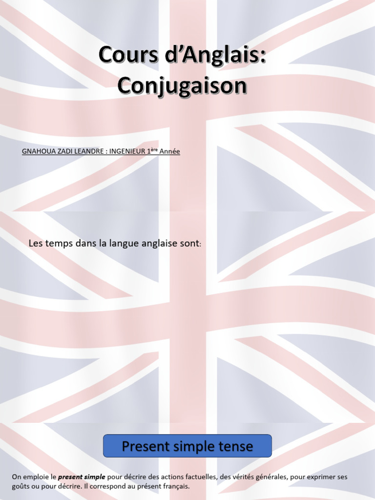 Guide des temps verbaux en anglais | PDF | Verbe | Linguistique
