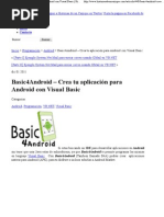 Download Crea tu aplicacin para Android con Visual Basic  Historias de un Cazique by mike4567 SN89002773 doc pdf