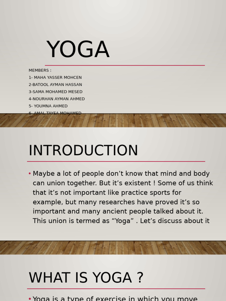 Understanding Yoga: Benefits and Types | PDF | Yoga | Mind–Body ...