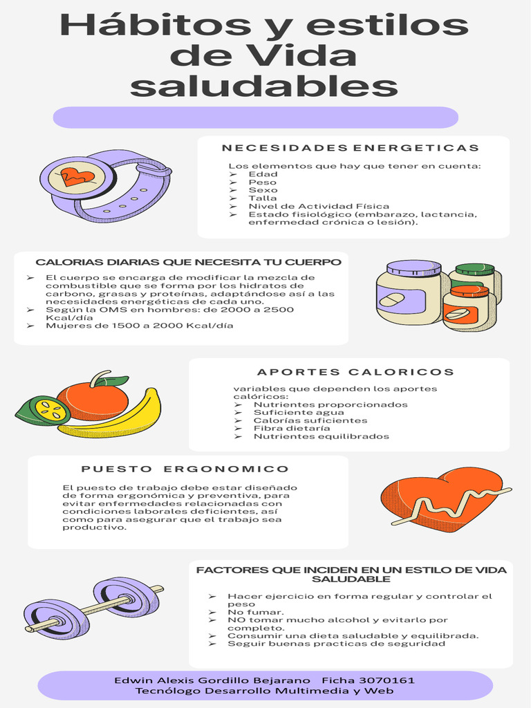 Hábitos Saludables para un Estilo de Vida | PDF