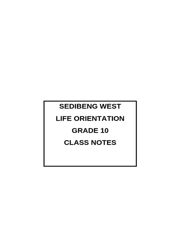 SE Class Notes Grade 10 2017 | PDF | Taxes | Woman