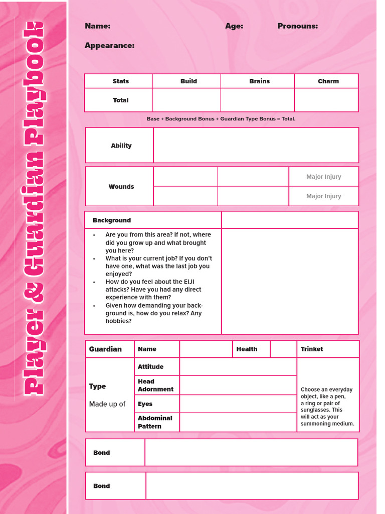 Player & Guardian Roleplay Guide | PDF | Consumer Goods | Board Games
