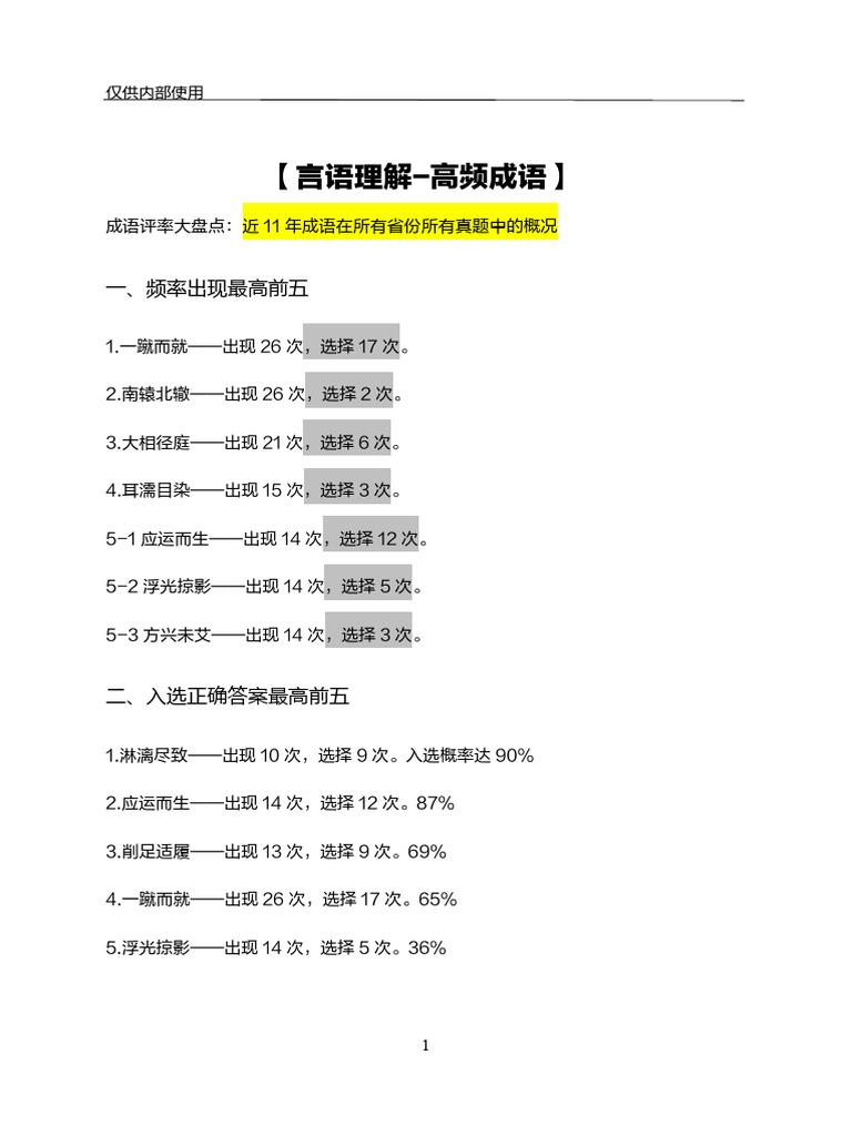 成语| PDF