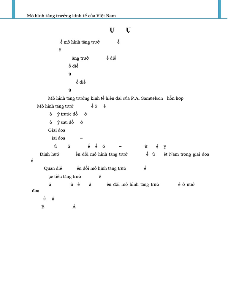 Mo Hinh Tang TRNG Kinh T CA Vit Nam | PDF