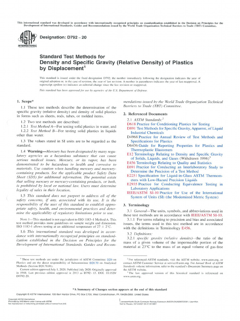 D792 20 | PDF