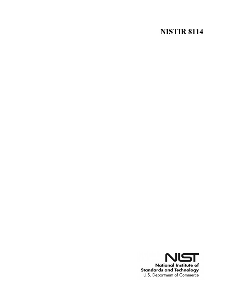 NISTIR 8114: Lightweight Cryptography Report | PDF | Cryptography ...
