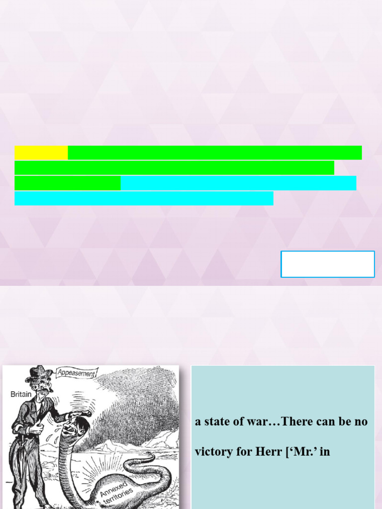 Analyzing WWII Causes and Policies | PDF | Allies Of World War II ...