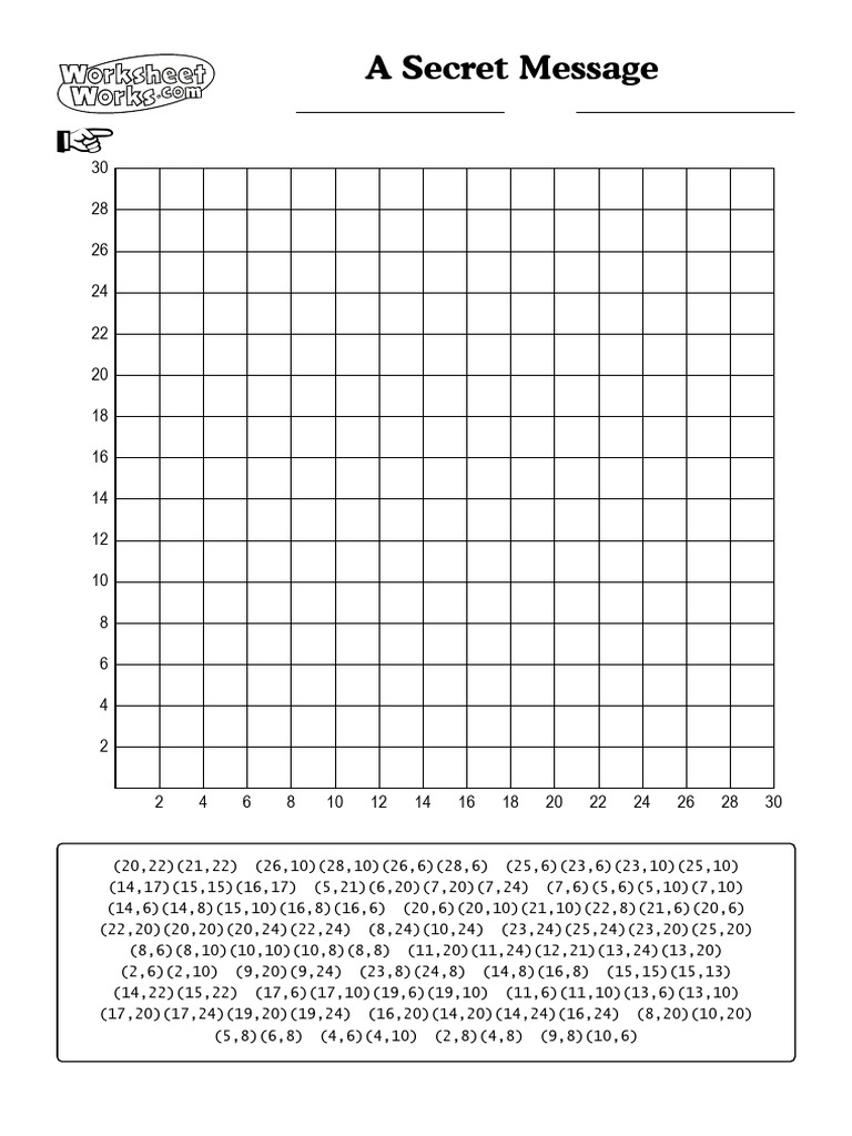 WorksheetWorks A Secret Message 1 | PDF