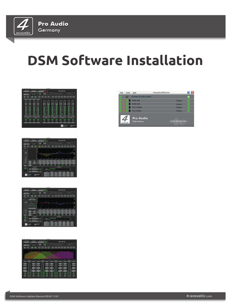 DSM Software Installation en REV01 1123 | PDF | Microsoft Windows ...