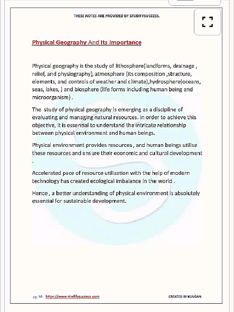CH 1 Geography | PDF