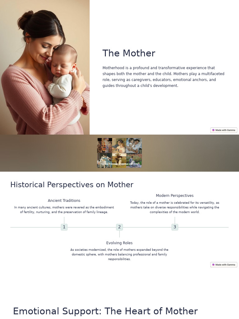The Multifaceted Role of Mothers | PDF | Mother | Empathy