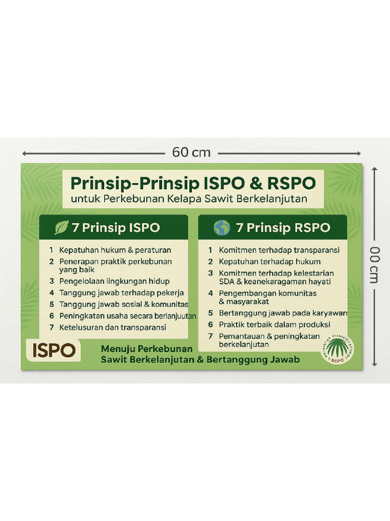 Desain Spanduk Ispo Dan Rspo | PDF