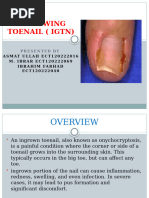 Management of Ingrown Toenail (IGTN) | PDF | Diseases And Disorders ...