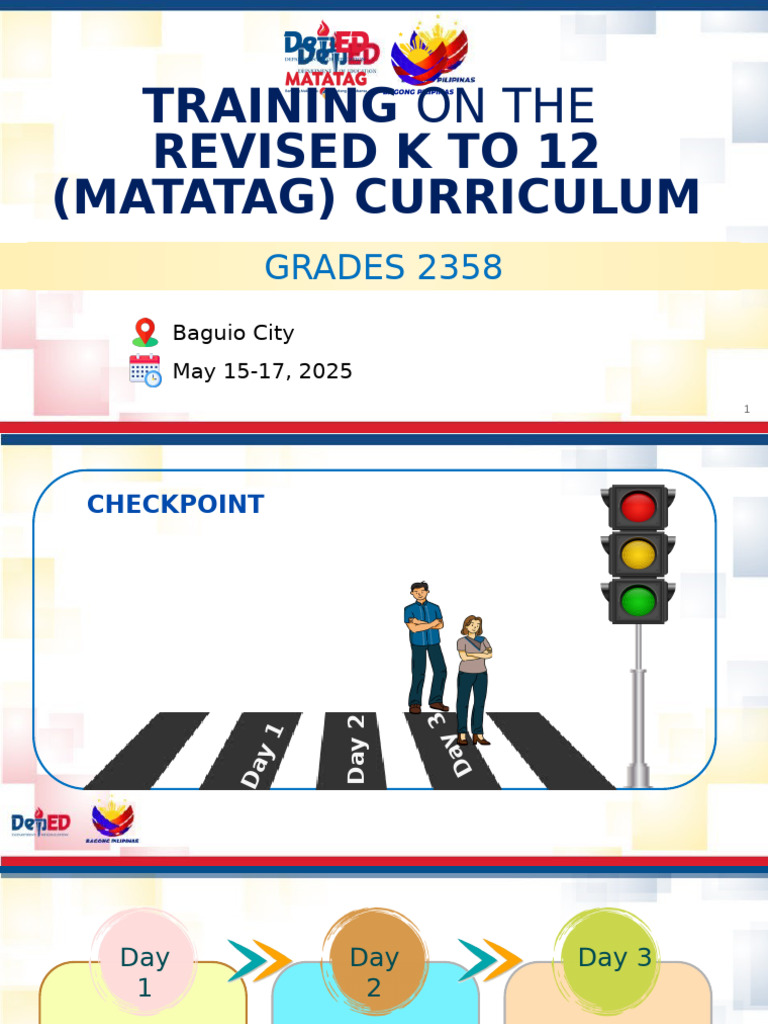 K to 12 MATATAG Curriculum Training | PDF | Educational Assessment ...