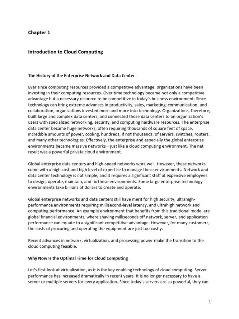 Cloud Computing: Benefits & Hybrid Models | PDF | Cloud Computing ...