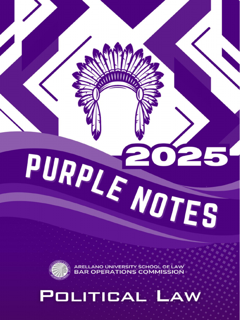 Political Law Overview 2025 | PDF | Constitution | American Government