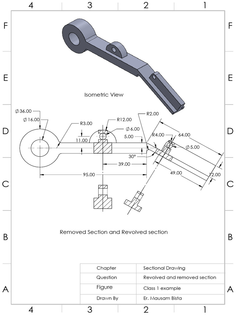 Removed and Revolved Section Drawings | PDF