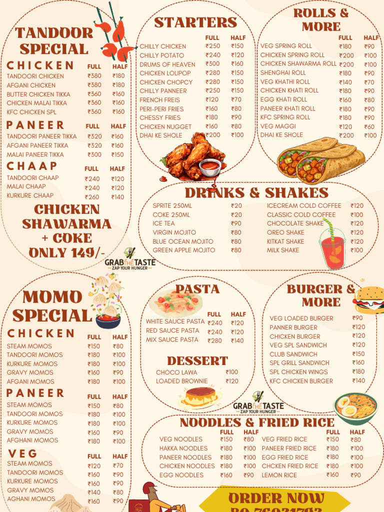 Momos Veg Steam Momos Paneer Steam Momos Chicken Steam Moms (A4 ...